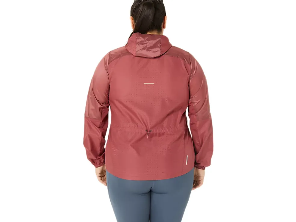 Cheap ASICS NAGINO PACKABLE RUN JACKET Brisket Red