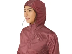 Cheap ASICS NAGINO PACKABLE RUN JACKET Brisket Red