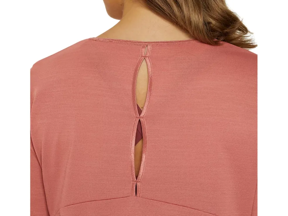 Fashion ASICS NAGINO RUN LONG SLEEVE TOP Light Garnet