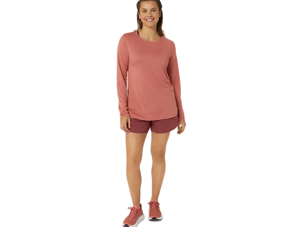 Fashion ASICS NAGINO RUN LONG SLEEVE TOP Light Garnet