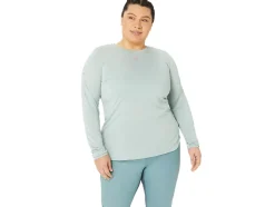 Hot ASICS NAGINO RUN LONG SLEEVE TOP Ocean Haze