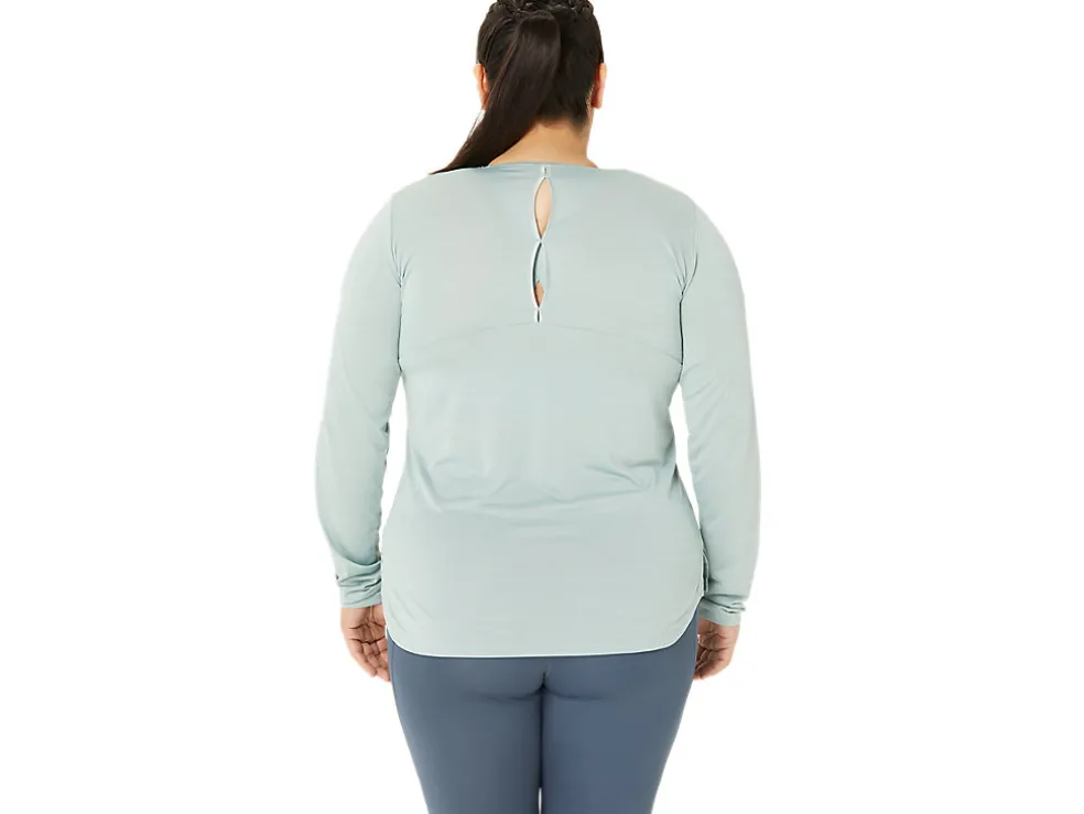 Hot ASICS NAGINO RUN LONG SLEEVE TOP Ocean Haze