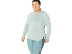 Hot ASICS NAGINO RUN LONG SLEEVE TOP Ocean Haze
