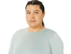 Hot ASICS NAGINO RUN LONG SLEEVE TOP Ocean Haze