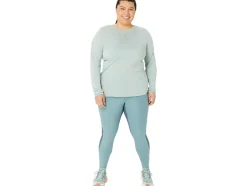 Hot ASICS NAGINO RUN LONG SLEEVE TOP Ocean Haze