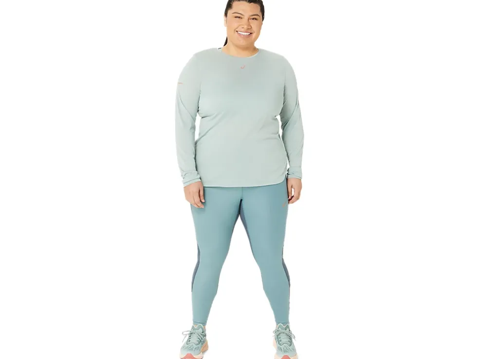 Hot ASICS NAGINO RUN LONG SLEEVE TOP Ocean Haze