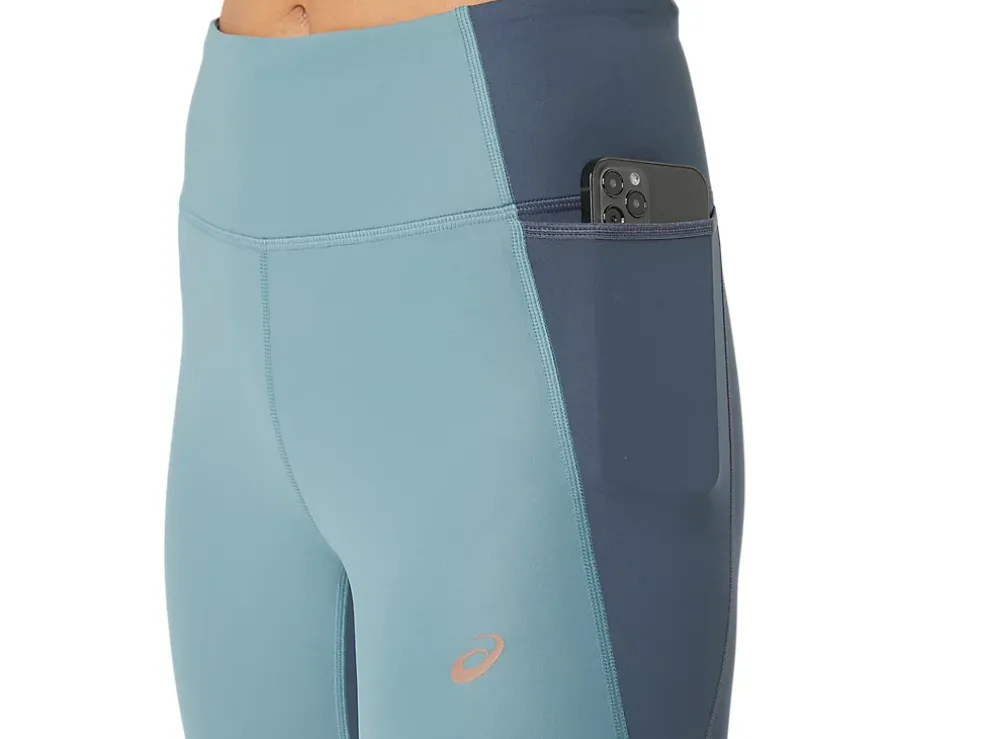 Discount ASICS NAGINO RUN TIGHT Foggy Teal/Tarmac
