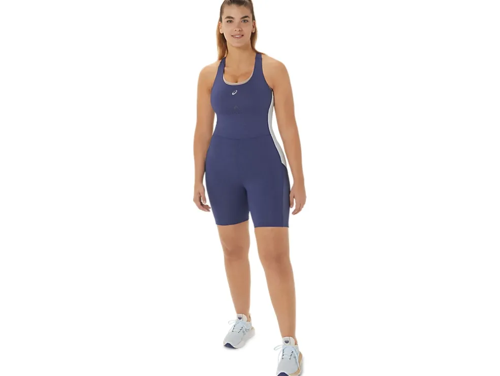 Hot ASICS NAGINO RUN UNITARD Indigo Blue Heather/Sky