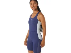 Hot ASICS NAGINO RUN UNITARD Indigo Blue Heather/Sky