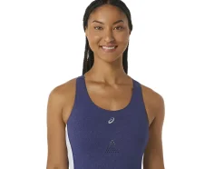 Hot ASICS NAGINO RUN UNITARD Indigo Blue Heather/Sky