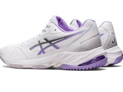 Shop ASICS NETBURNER BALLISTIC FF 3 White/Digital Violet