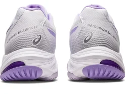 Shop ASICS NETBURNER BALLISTIC FF 3 White/Digital Violet