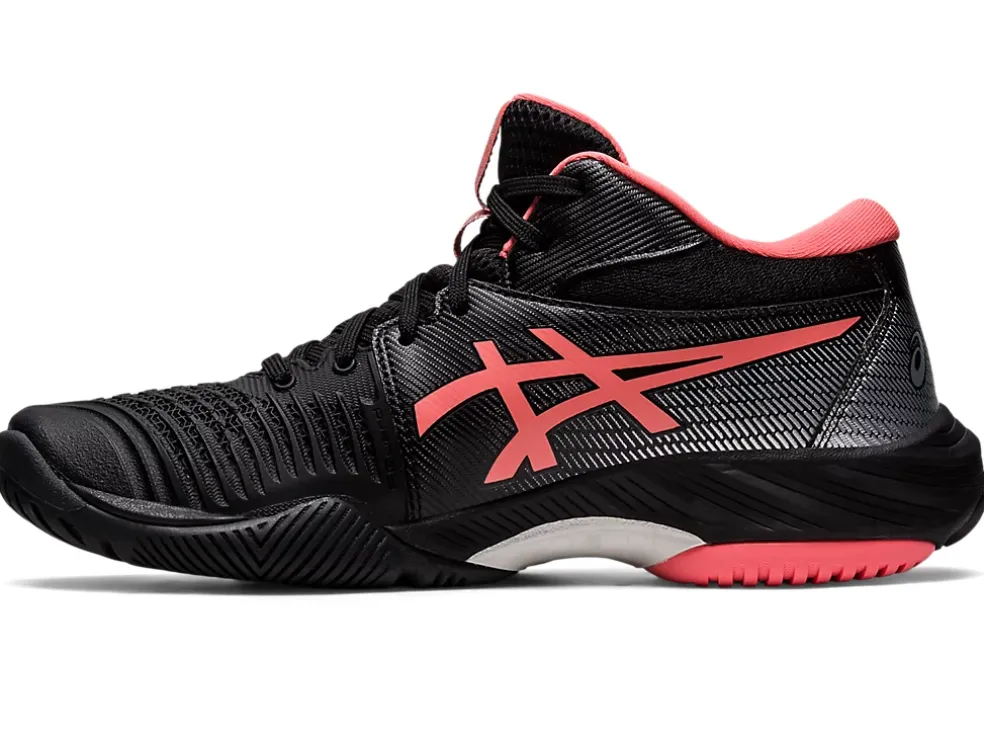 Discount ASICS NETBURNER BALLISTIC FF MT 3 Black/Papaya