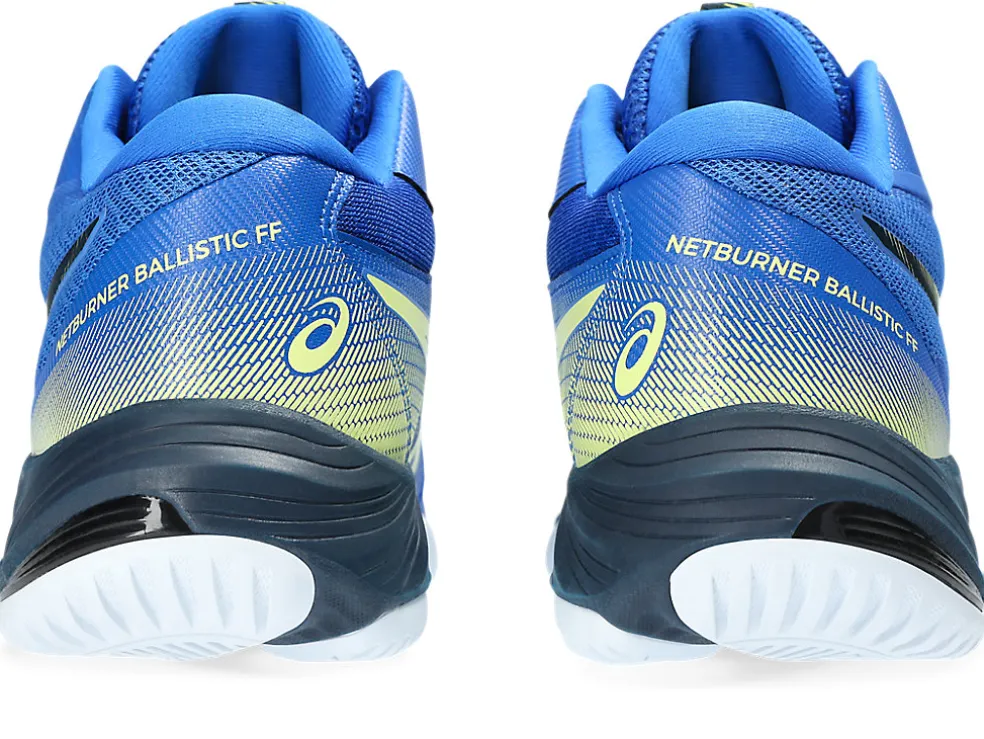 New ASICS NETBURNER BALLISTIC FF MT 3 Illusion Blue/Glow Yellow