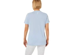 Best ASICS NEW STRONG 92 GRAPHIC TEE Mist/Glow Yellow