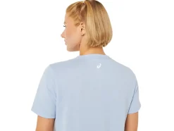 Best ASICS NEW STRONG 92 GRAPHIC TEE Mist/Glow Yellow