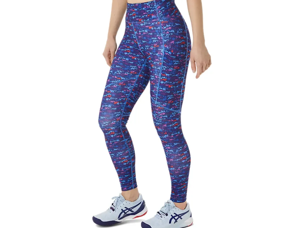 Best ASICS NEW STRONG 92 PRINTED TIGHT Tennis Japan Brushed Aop Orchid