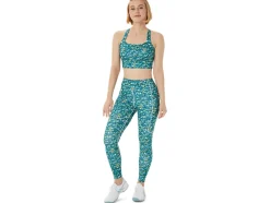 Hot ASICS NEW STRONG 92 PRINTED TIGHT Tennis Japan Brushed Aop Soothing Sea