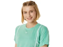 Cheap ASICS NEW STRONG 92 SHORT SLEEVE TOP Seafoam/Brilliant White