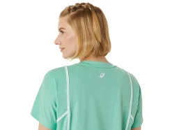 Cheap ASICS NEW STRONG 92 SHORT SLEEVE TOP Seafoam/Brilliant White