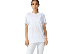 Discount ASICS NEW STRONG 92 SHORT SLEEVE TOP Brilliant White/Mist