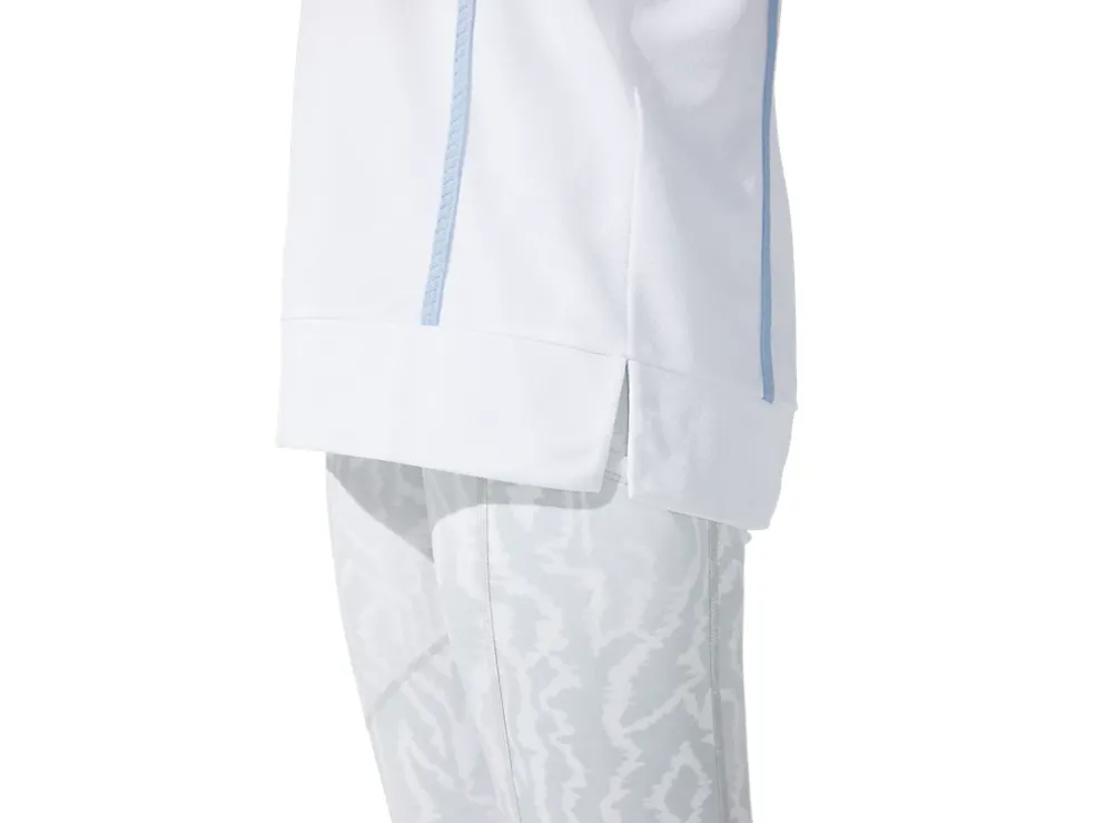 Discount ASICS NEW STRONG 92 SHORT SLEEVE TOP Brilliant White/Mist