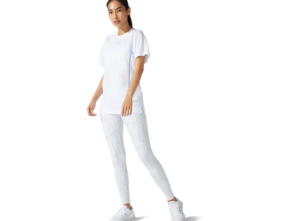 Discount ASICS NEW STRONG 92 SHORT SLEEVE TOP Brilliant White/Mist