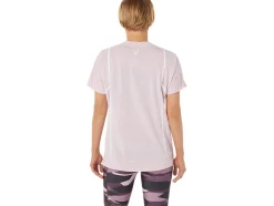 Sale ASICS NEW STRONG 92 SHORT SLEEVE TOP Barely Rose/Brilliant White