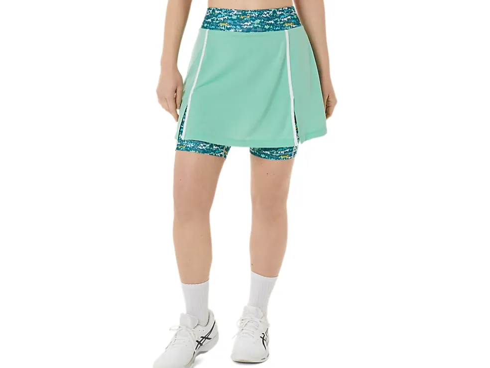 Cheap ASICS NEW STRONG 92 SKORT Seafoam/Tennis Japan Brushed Aop