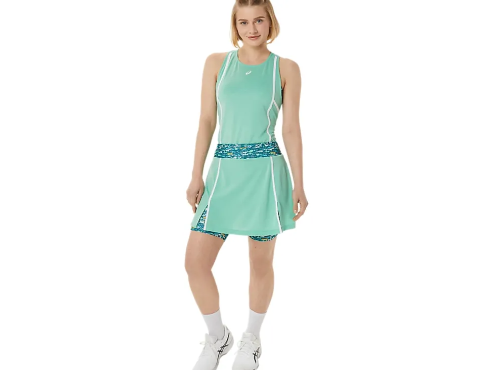 Cheap ASICS NEW STRONG 92 SKORT Seafoam/Tennis Japan Brushed Aop