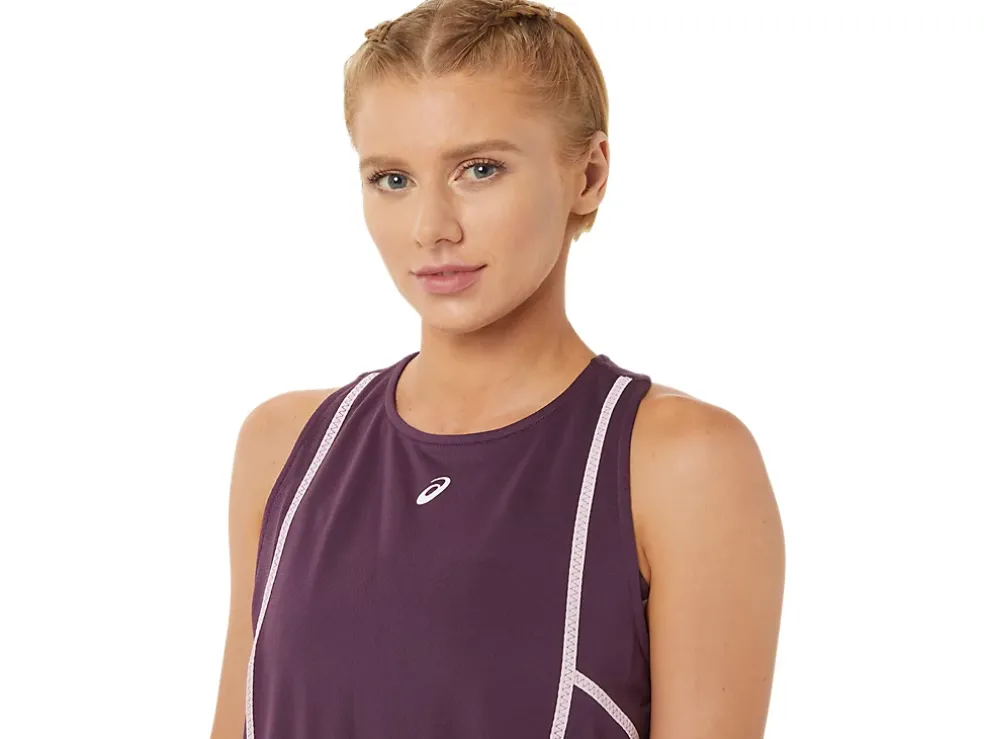 Store ASICS NEW STRONG 92 TANK Deep Plum/Barely Rose