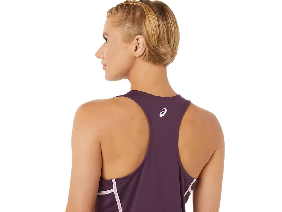 Store ASICS NEW STRONG 92 TANK Deep Plum/Barely Rose