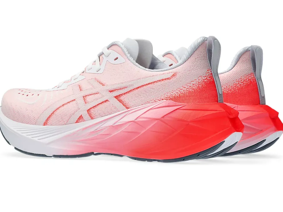 Best Sale ASICS NOVABLAST 4 White/Sunrise Red