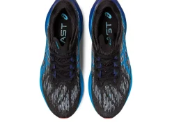New ASICS NOVABLAST 3 Black/Island Blue