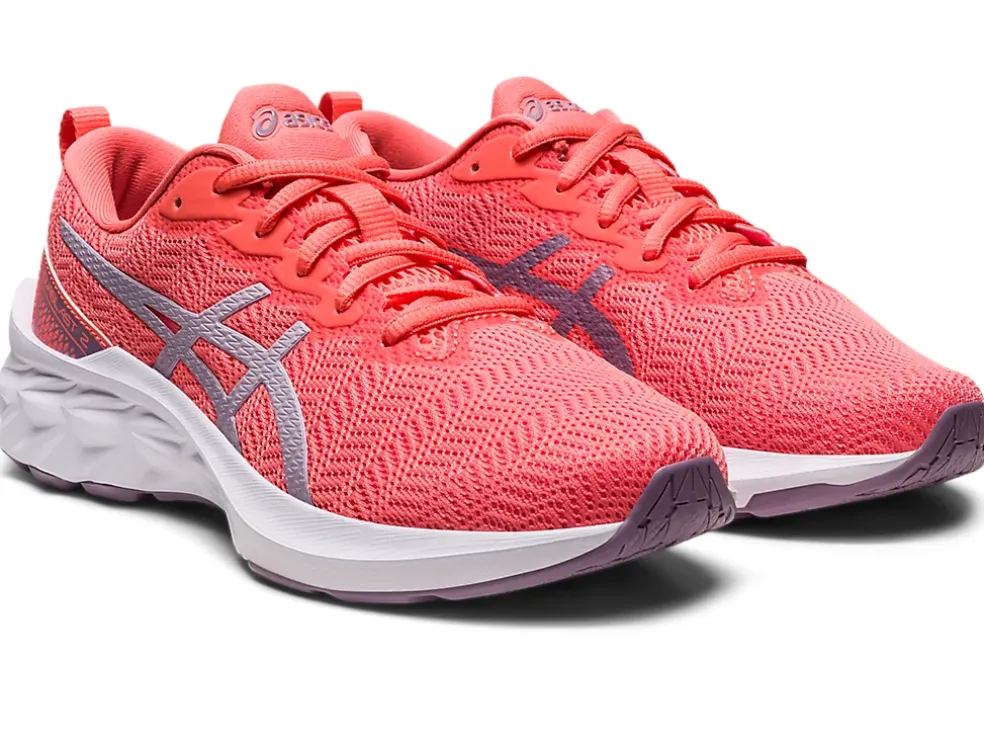 Clearance ASICS NOVABLAST 2 GRADE SCHOOL Papaya/Dusk Violet