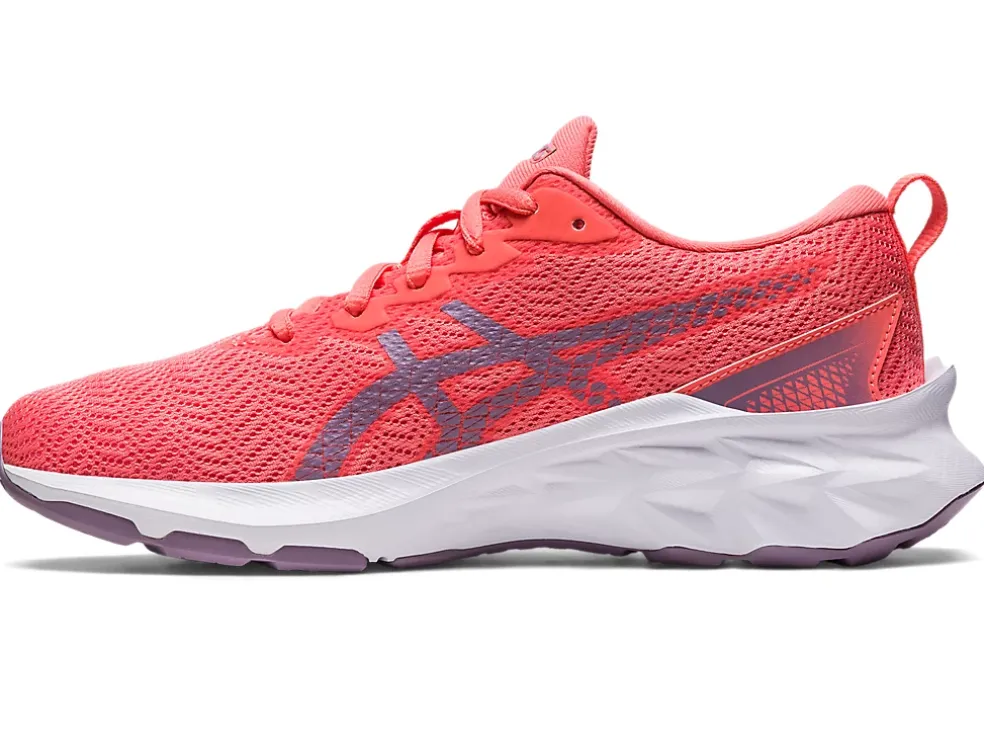 Clearance ASICS NOVABLAST 2 GRADE SCHOOL Papaya/Dusk Violet