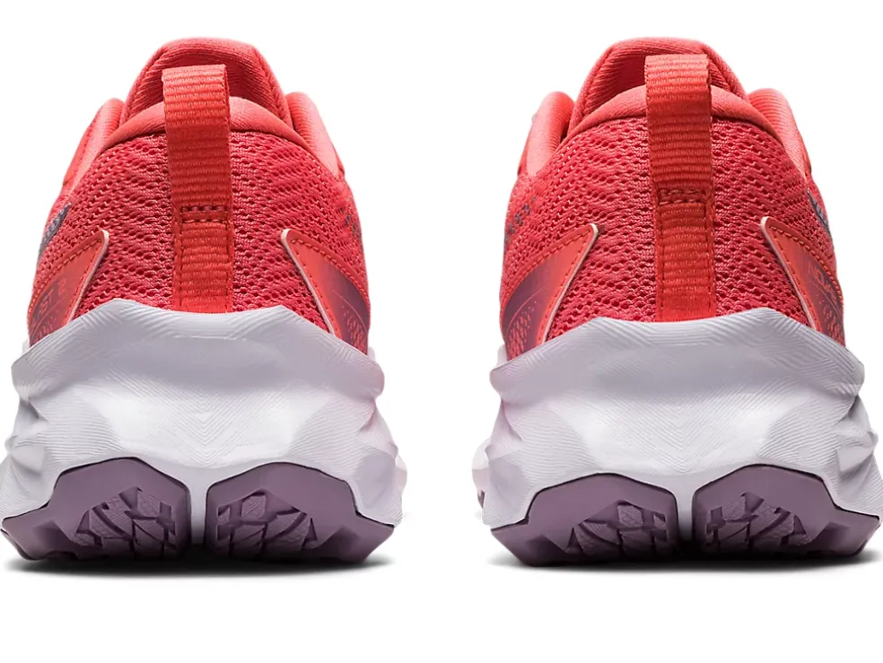 Clearance ASICS NOVABLAST 2 GRADE SCHOOL Papaya/Dusk Violet