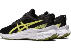 Clearance ASICS NOVABLAST 2 GRADE SCHOOL Black/Glow Yellow
