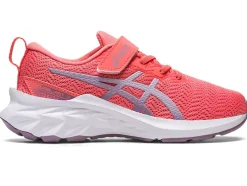 New ASICS NOVABLAST 2 PRE-SCHOOL Papaya/Dusk Violet