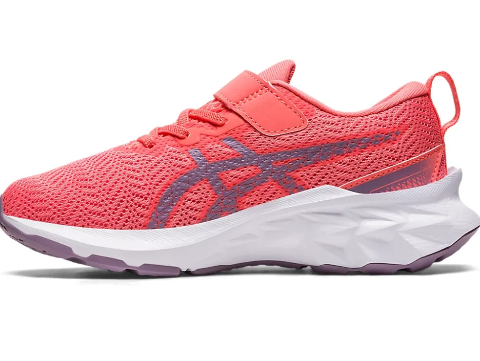 New ASICS NOVABLAST 2 PRE-SCHOOL Papaya/Dusk Violet