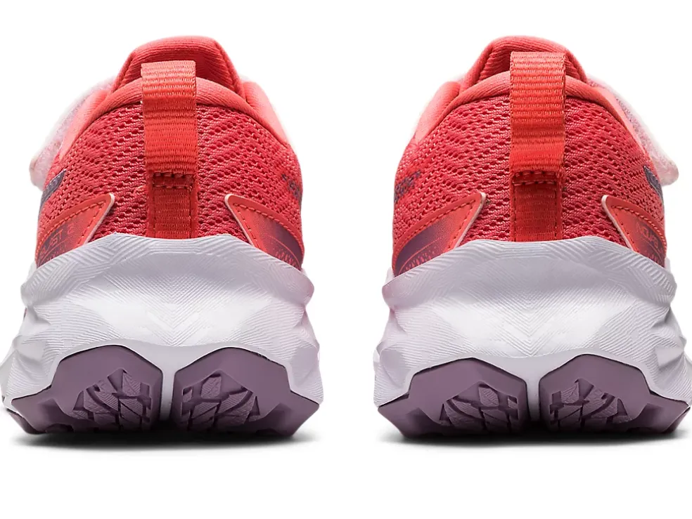 New ASICS NOVABLAST 2 PRE-SCHOOL Papaya/Dusk Violet