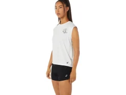 Best Sale ASICS OCEAN WASTE RUN TOP Natural White