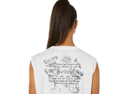 Best Sale ASICS OCEAN WASTE RUN TOP Natural White