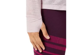 Sale ASICS OPEN BACK LONG SLEEVE TOP Barely Rose