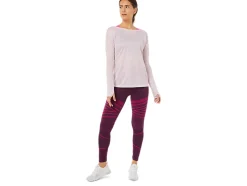 Sale ASICS OPEN BACK LONG SLEEVE TOP Barely Rose