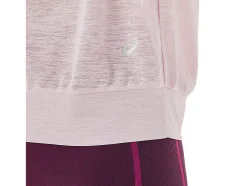 Best ASICS OPEN BACK SHORT SLEEVE TOP Barely Rose