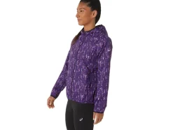 Cheap ASICS PACKABLE JACKET Orchid Brushstroke/Nightshade