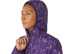 Cheap ASICS PACKABLE JACKET Orchid Brushstroke/Nightshade