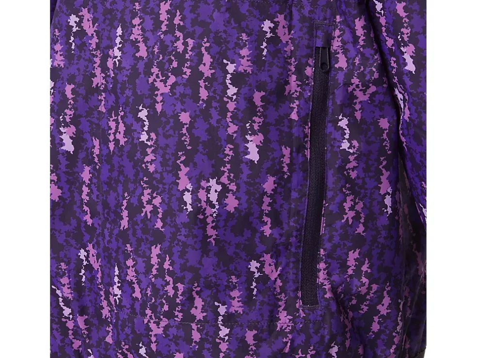Cheap ASICS PACKABLE JACKET Orchid Brushstroke/Nightshade