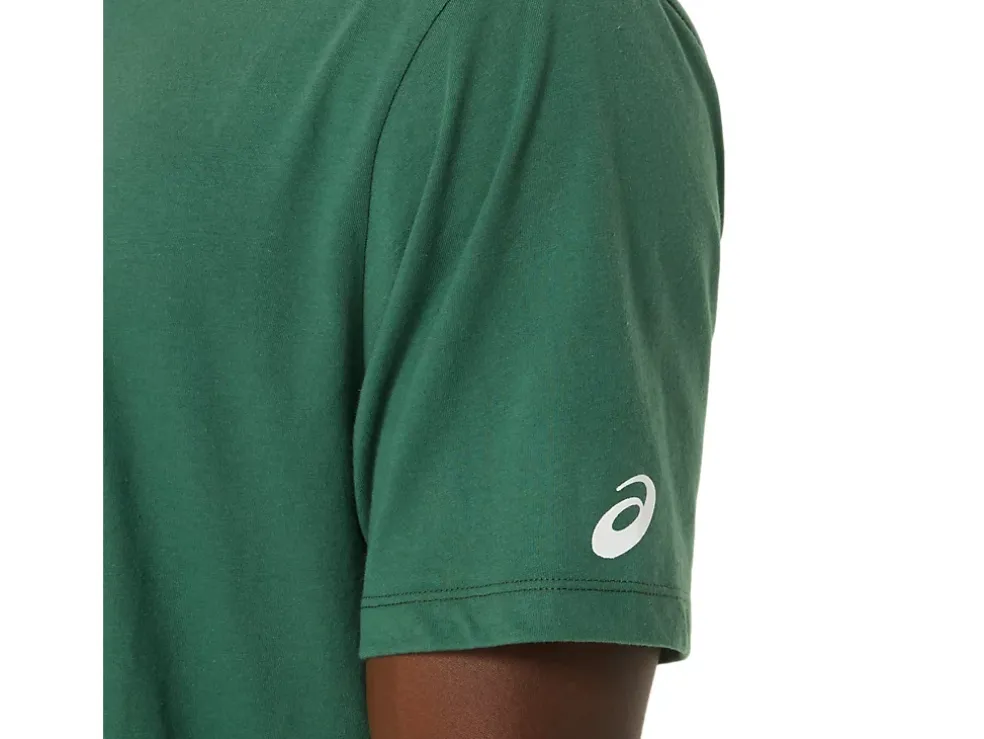 Best Sale ASICS PAINTBRUSH SHORT SLEEVE TEE Hunter Green
